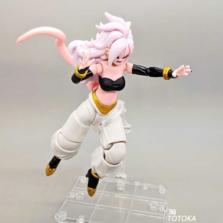 Mô hình Android 21 ShF Dragon Ball FighterZ 15cm (BL)