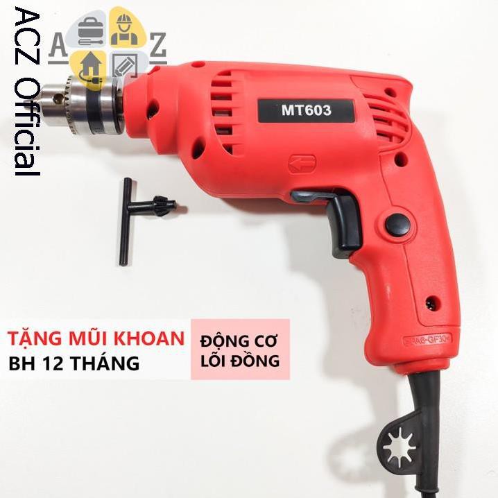 Khoan lõi đồng MT603 tặng mũi khoan - BH 12 tháng