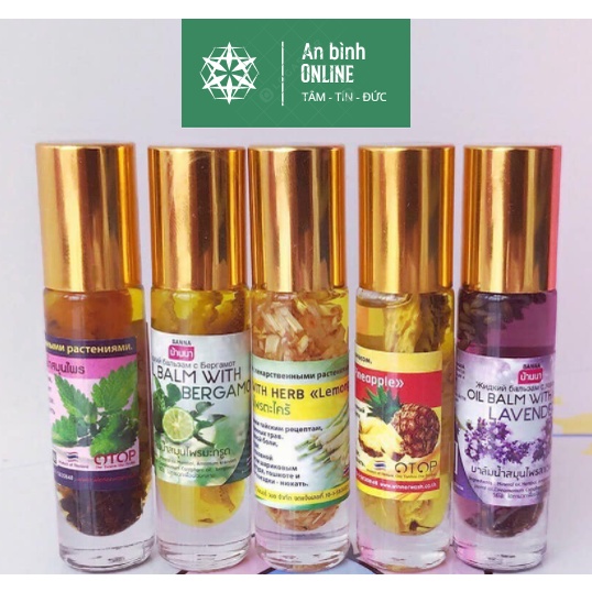 Dầu lăn Thảo Dược Banna Oil Balm With Herb Thái Lan 8ml
