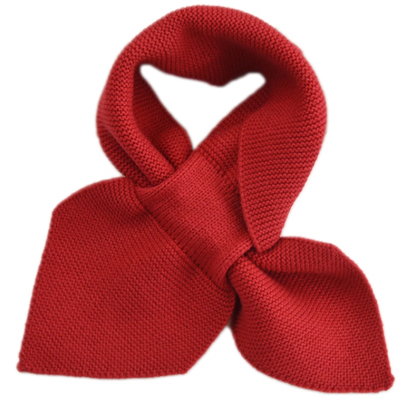 Khăn Choàng Cổ Dệt Kim Dày Dặn Giữ Ấm Màu Sắc Ngọt Ngào Cho Nữ