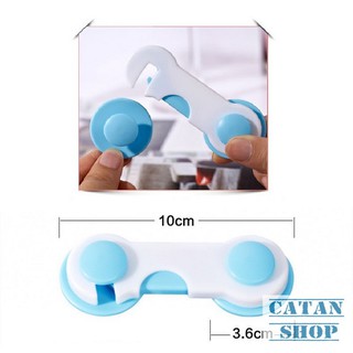 Bộ combo 2 khóa tủ lạnh, ngăn kéo bảo vệ an toàn cho bé BB07-KNT-T2