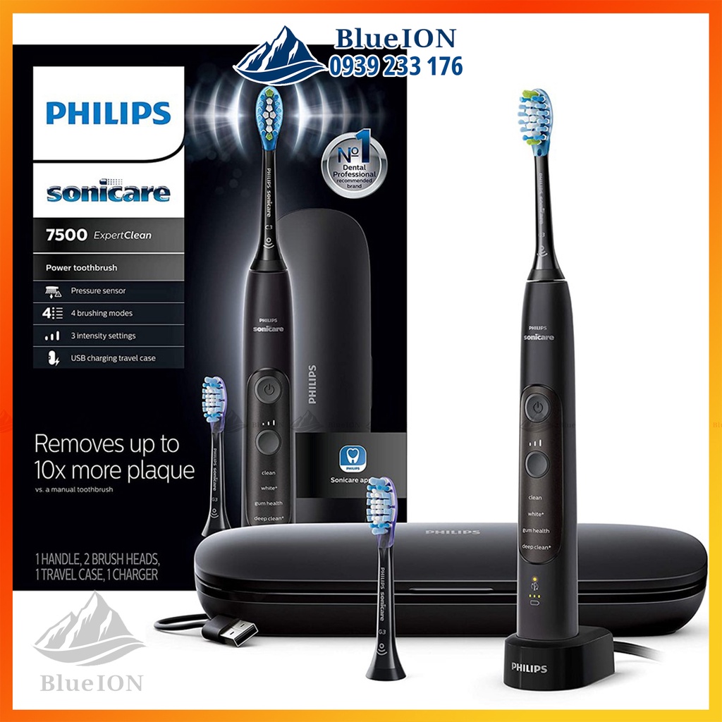 Bàn chải điện Philips Sonicare ExpertClean 7500 LIKE NEW (hàng Mỹ)