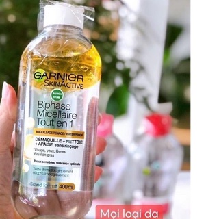 Tẩy Trang Garnier Solution Micellaire 400ml, Garnier