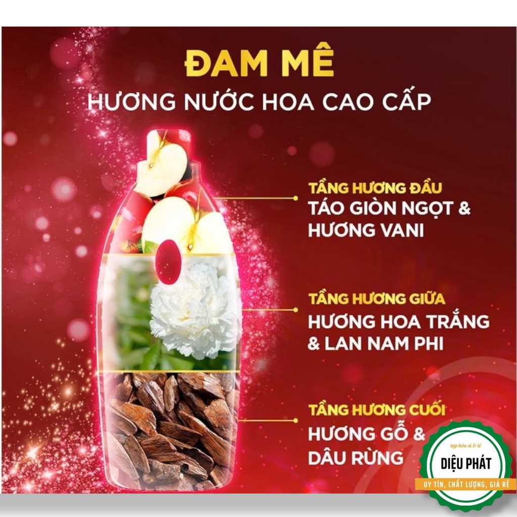 ⚡️ Nước Xả Vải Downy Hương Nước Hoa Đam Mê Túi 2 Lít
