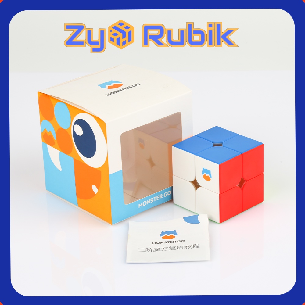 Rubik 2x2x2 GAN monster go Stickerless - Đồ Chơi Rubik 2 Tầng - ZyO Rubik