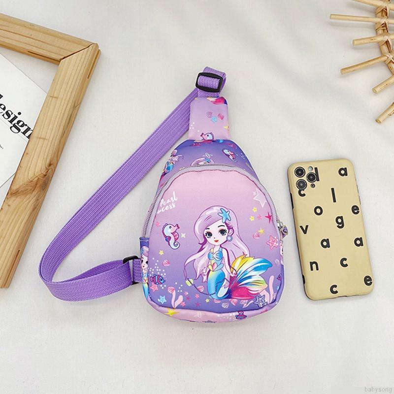 Túi đeo chéo vai họa tiết hoạt hình dễ thương cho bé