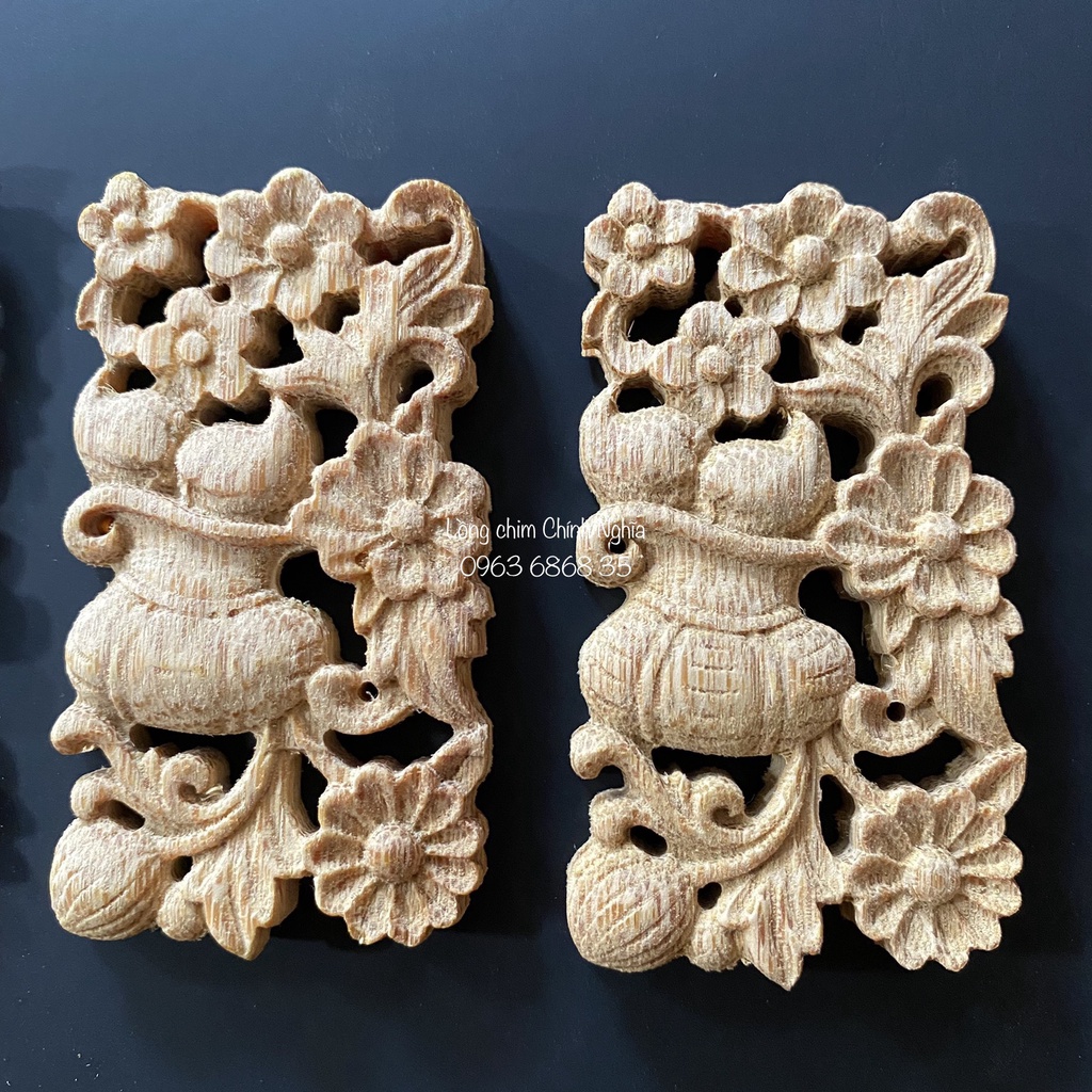 Bệ cầu cóng tre lồng chòe than/lửa chạm bình hoa - phụ kiện lồng chim đẹp