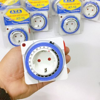 Ổ cắm hẹn giờ cơ ATA AT16