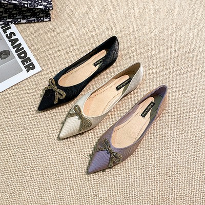 BIGSIZE 31-44  GIÀY BỆT ĐÍNH NƠ ĐÁ CAO CẤP