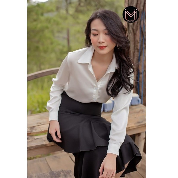 [DEAL SỐC]  Combo 2 áo sơ mi lụa MIXMIX