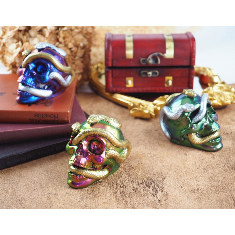 Khuôn Silicone Hình Đầu Lâu/Rắn Rắn Làm Trang Sức Thủ Công