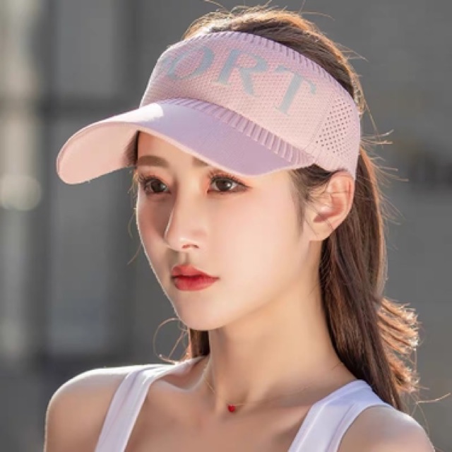 Mũ nửa đầu - mũ lưỡi trai nữ kiểu dáng thể thao siêu hot mùa hè