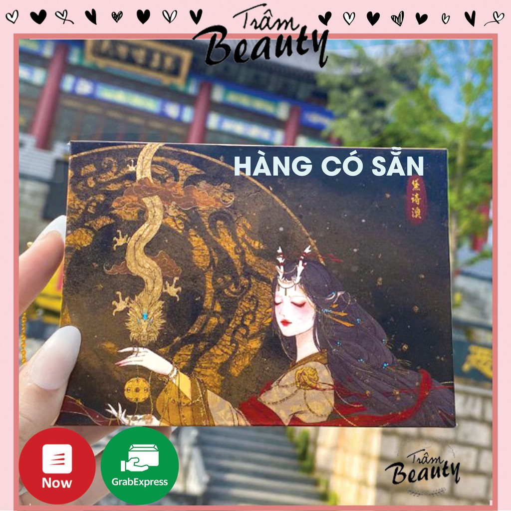 Son cổ trang DAISHIAO nội địa trọn bộ 6 màu - túi son xinh xắn