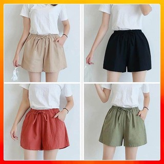QUẦN SHORT NỮ VẢI ĐŨI ống rộng