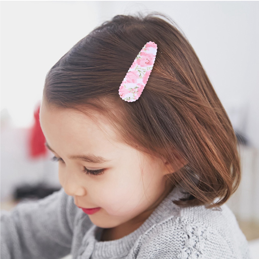Set 10 kẹp tóc RAINBOW BOWS hình giọt nước ngọt ngào cho nữ