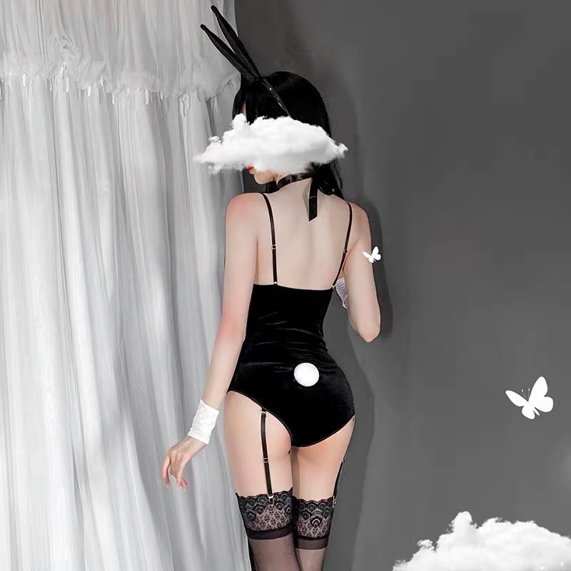 LL2251 Cosplay Chị Thỏ Ngọc + Kẹp Vớ Sexy | Bunny Set Bé Thỏ