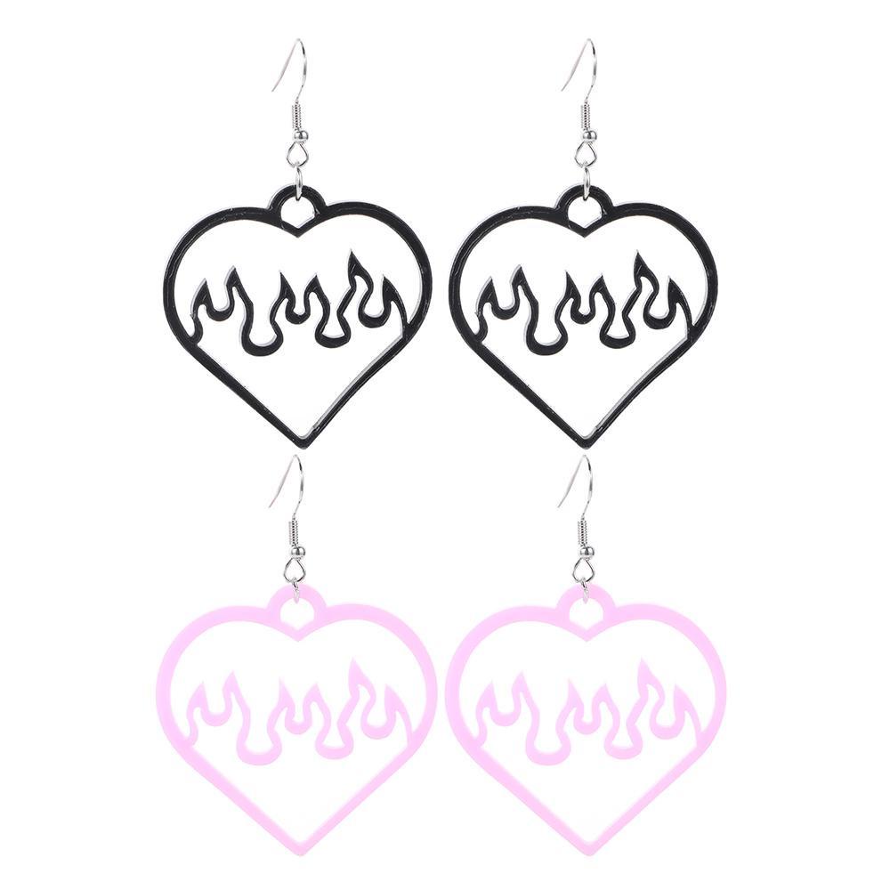 Bông Tai Bằng Acrylic Thiết Kế Hình Học Độc Đáo Thời Trang Cho Nữ