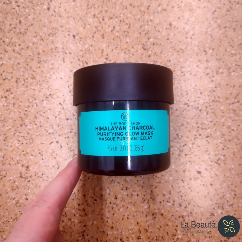 Mặt Nạ Than Tre Đất Sét Thải Độc - The Body Shop Himalayan Charcoal Purifying Glow Mask [15ml - 75ml]