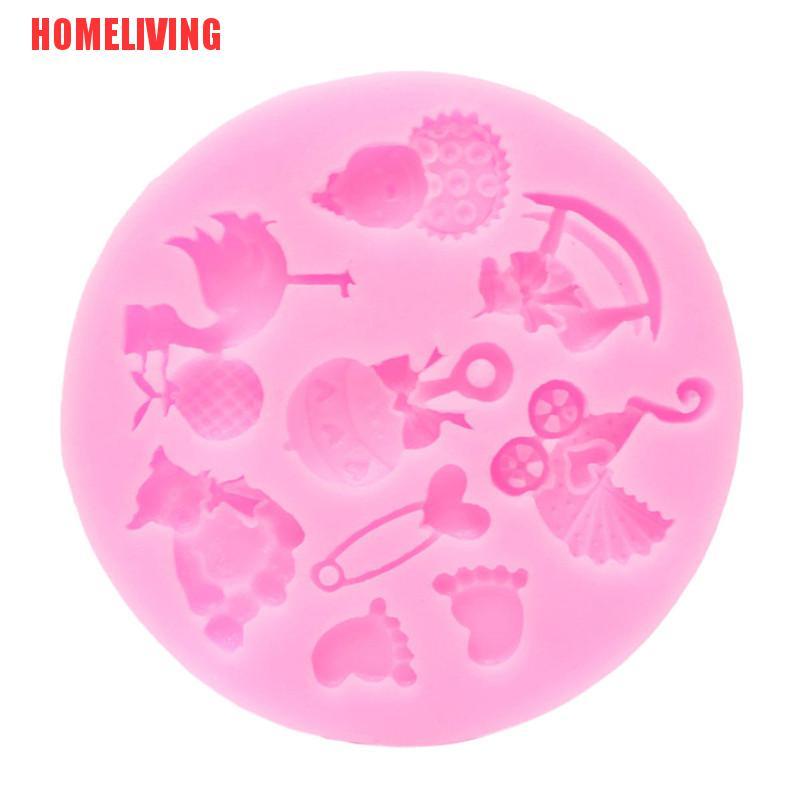 Khuôn Silicone Làm Bánh / Sô Cô La / Xà Phòng Em Bé