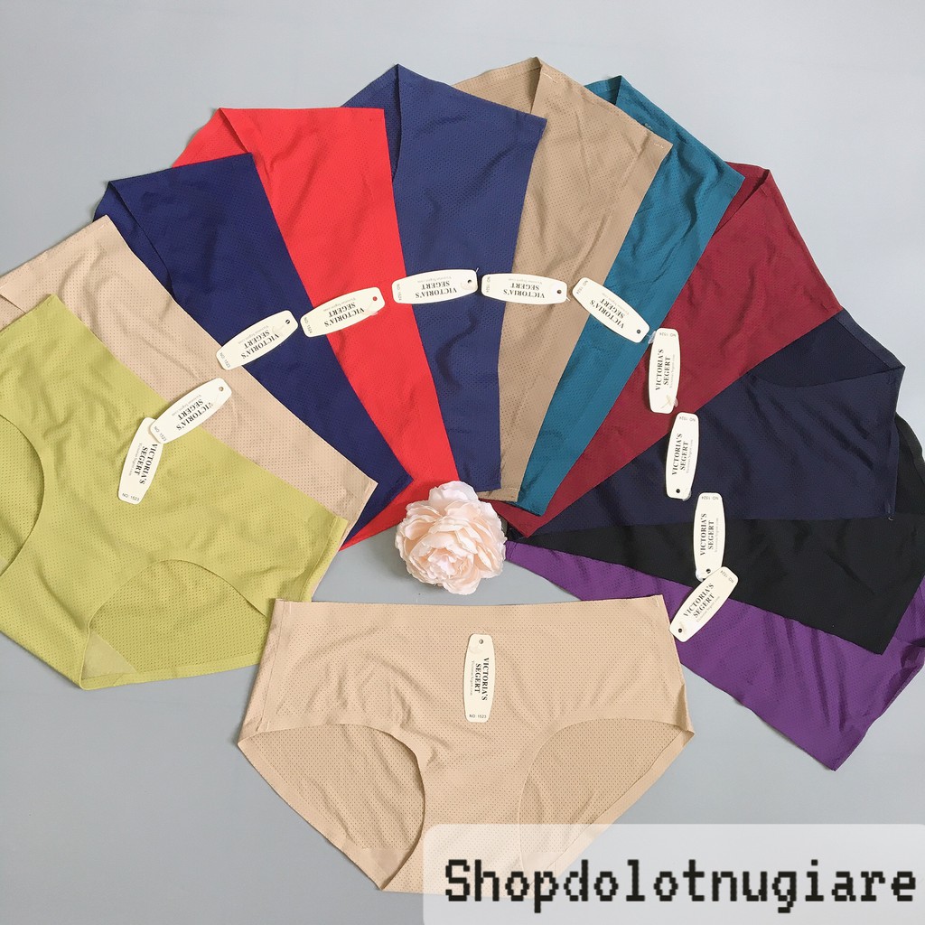 Set 5 quần lót su đúc không đường may thông hơi mềm min thoáng mát đủ size từ 40 - 65kg_QL29