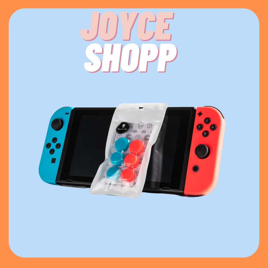 Bộ 6 núm bọc analog cao cấp hãng Skull &amp; Co cho Joy-Con - Nintendo Switch / Lite