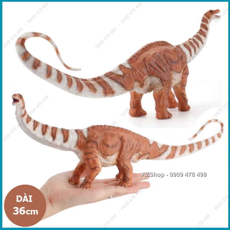 Mô Hình Khủng Long Cổ Dài Apatosaurus - Dài 44cm - Nâu - 7745