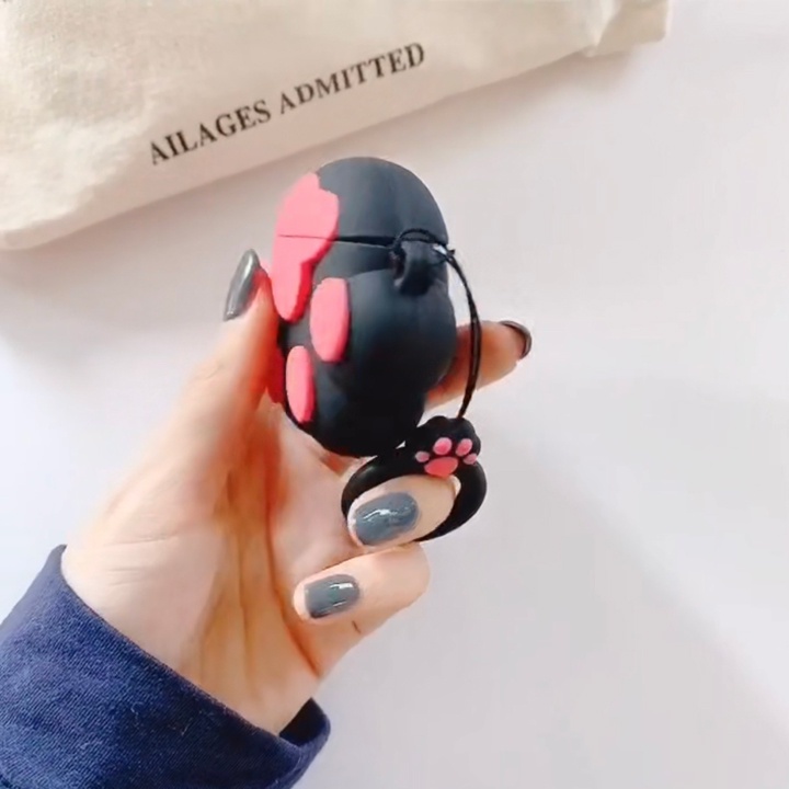 Case Airpods 1/2/3/Pro hình bàn chân chó dễ thương, Ốp Airpods Cute  - Mã TZAP356