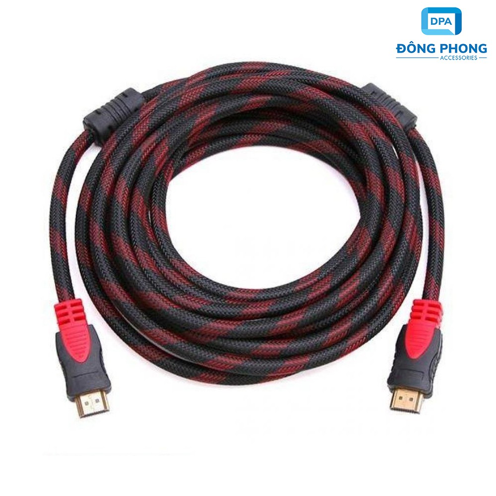 [Mã ELHACE giảm 4% đơn 300K] Cáp 2 Đầu HDMI Dài 3 MÉT Dây Bọc Dù Chống Nhiễu