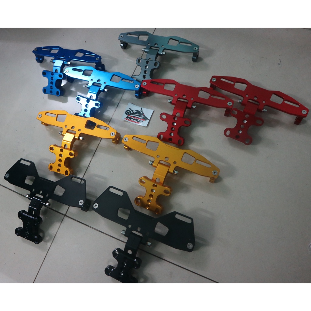 Pad biển số gập đút gầm CNC cho R15v3 Mt15 Xsr155 GSX150