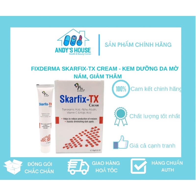 Kem Dưỡng Da Mờ Nám, Giảm Thâm Fixderma Skarfix-Tx