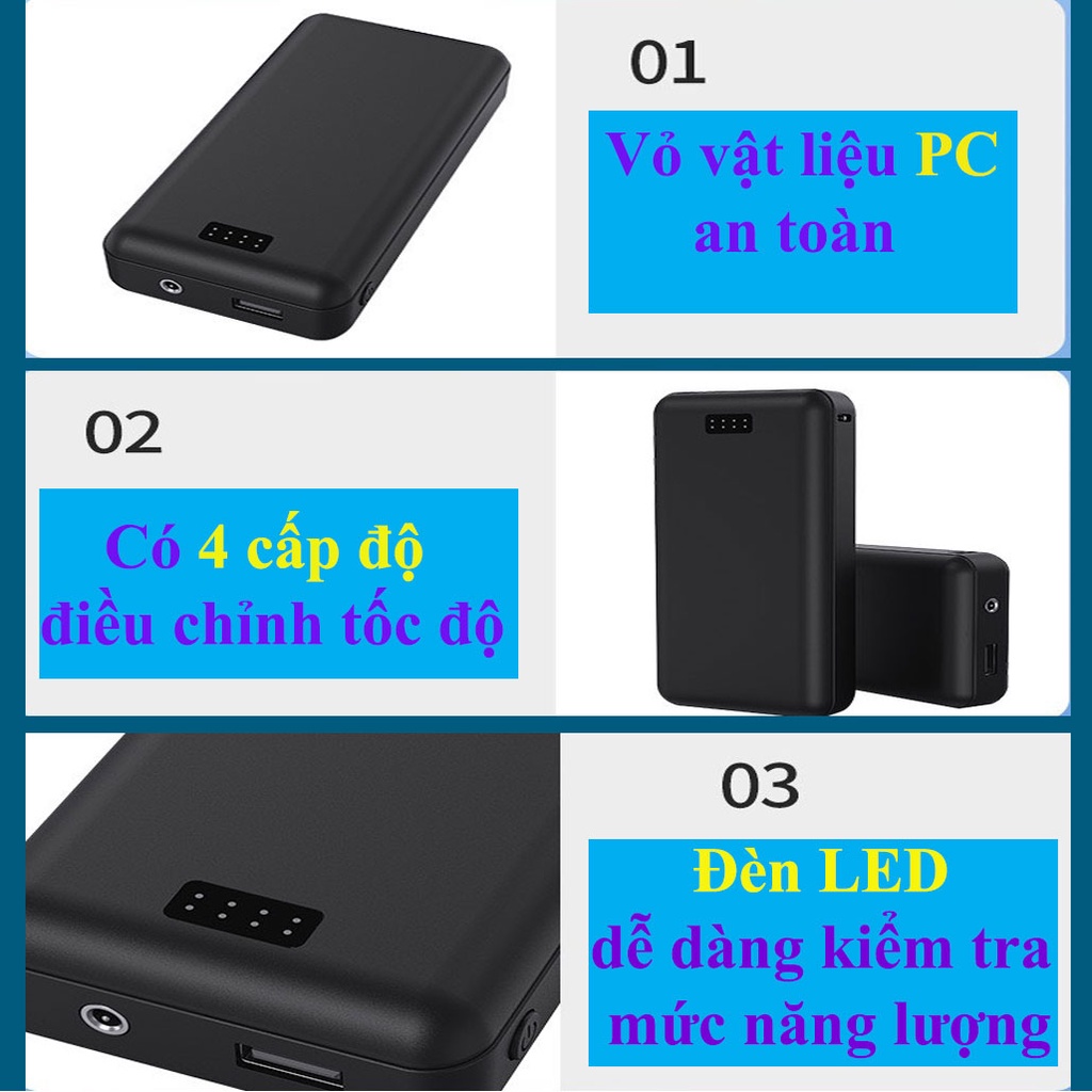 Áo điều hòa bảo hộ lao động thời trang Nhật Bản pin 20000 Mah gắn quạt 12V không chổi than chạy 12 giờ bảo hành 12 tháng
