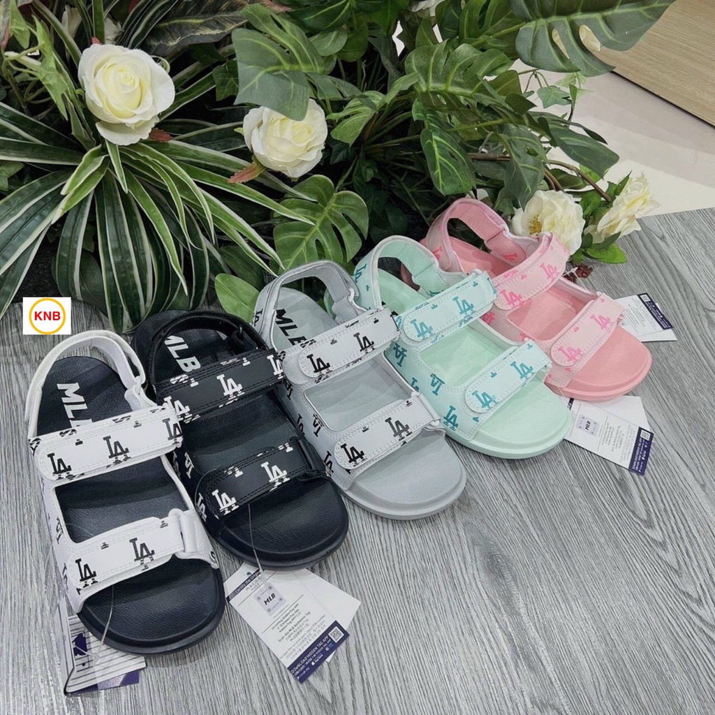Giày Sandal 𝐌𝐋𝐁 đế nhẹ êm chân -FREESHIP + Hộp- giày thể thao nam nữ unisex hottrend mẫu LA học sinh-đen q,trắng