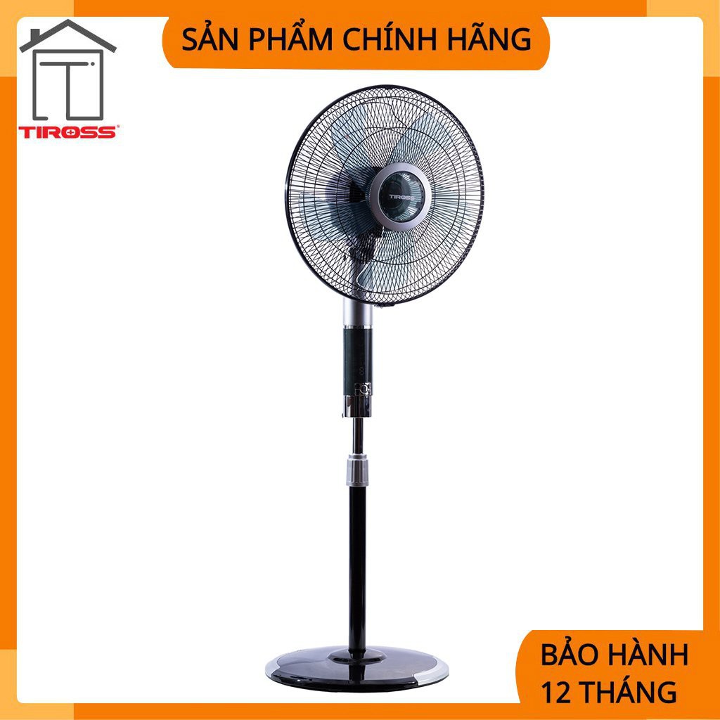 [Tiross - Việt Nam] Quạt cây, quạt đứng có điều khiển Tiross TS951, 45W, 3 chế độ gió, hẹn giờ 8h, (quay hình sin)