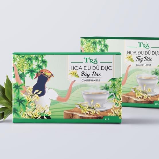 Trà túi lọc Hoa đu đủ đực vị MIX - Đặc sản Sơn La
