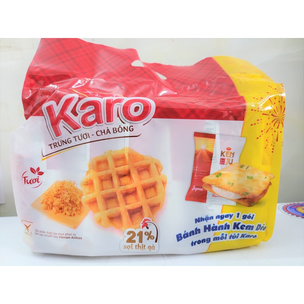 RICHY Fresh Egg & Dried Meat Floss Soft Waffles
