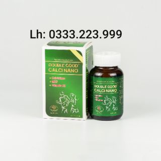Viên uống DOUBLE GOOD CANXI NANO - Hỗ trợ loãng xương- Đau nhức xương