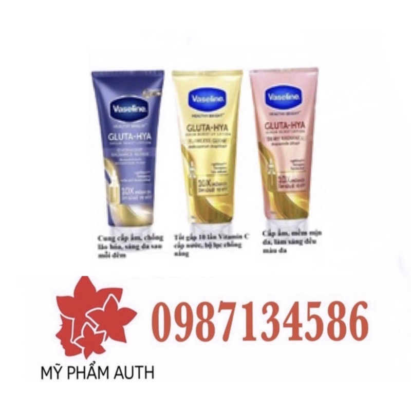 Dưỡng thể trắng da Vaseline 10X Gluta-Hya Thái Lan