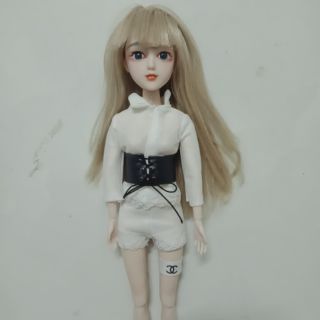 Bộ quần áo cho búp bê barbie xinyi kèm thắt lưng da bản to dây rút