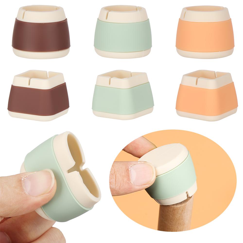 Set 4 Miếng Bọc Chân Bàn Ghế Chống Mài Mòn