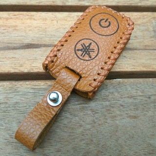 Bao da chìa smartkey Yamaha NVX Handmade (Màu nâu)