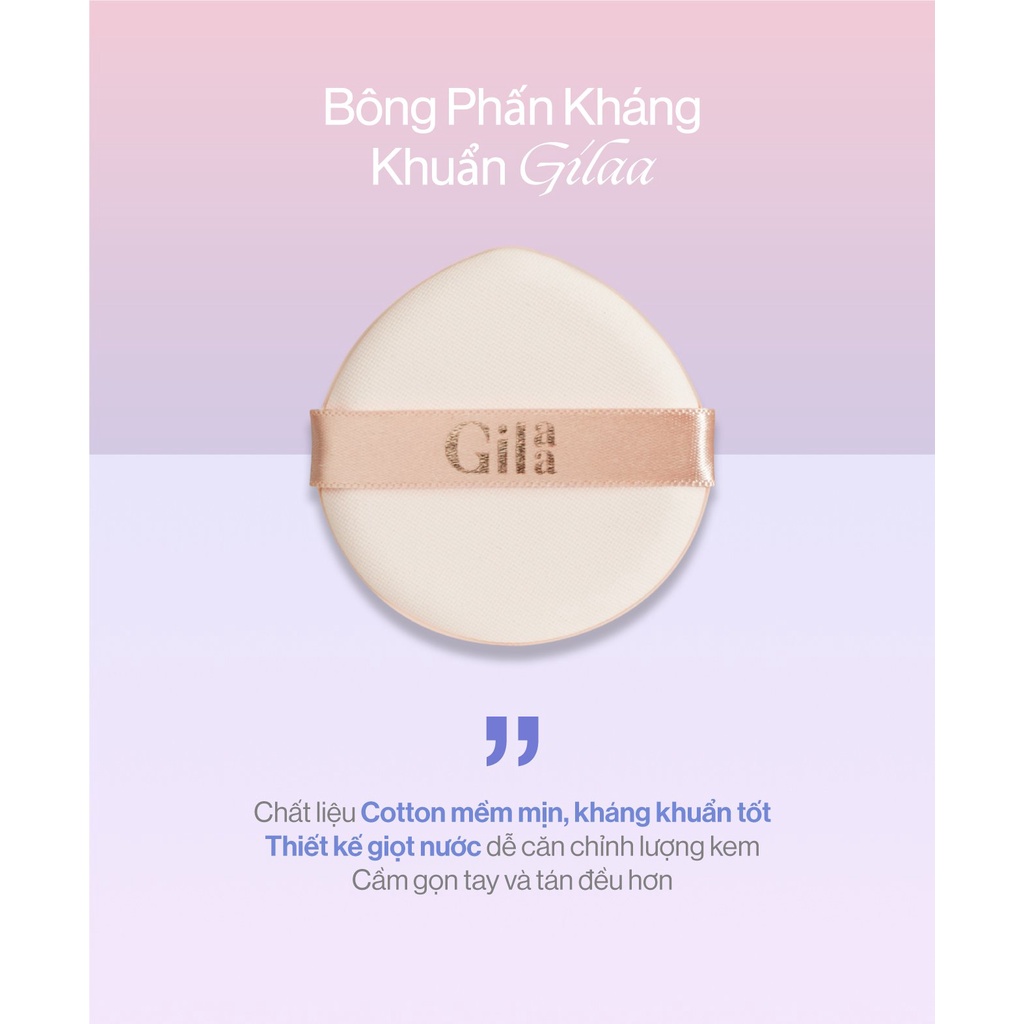 PHẤN NƯỚC GILAA LONG WEAR DD CUSHION – SPF50+/PA+++