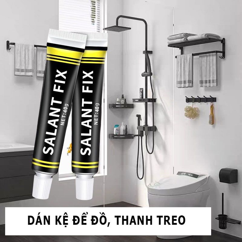 Keo Dán Đa Năng SALANTFIX - Dính Siêu Chắc, Siêu Chịu Lực, Chống Thấm Nước -Treo Giá, Kệ, Gương, Tranh