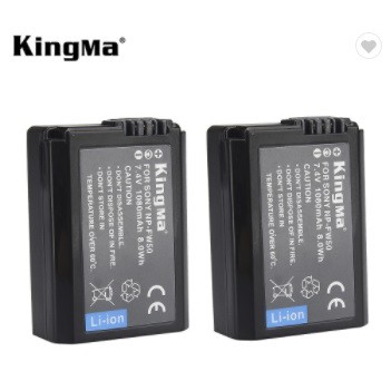 Pin NP FW50 chính hãng KINGMA dùng cho máy ảnh SONY A6000, A6300, A6500, A7II, A7, A7S, A7SII, A7R, A7RII