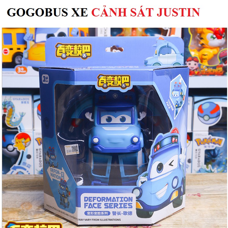 Mô hình xe cảnh sát Gogo bus đồ chơi trẻ em