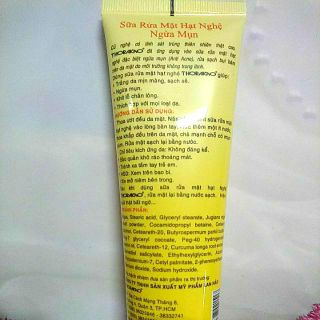 Sữa rửa mặt hạt nghệ ngừa mụn Thorakao (100g)