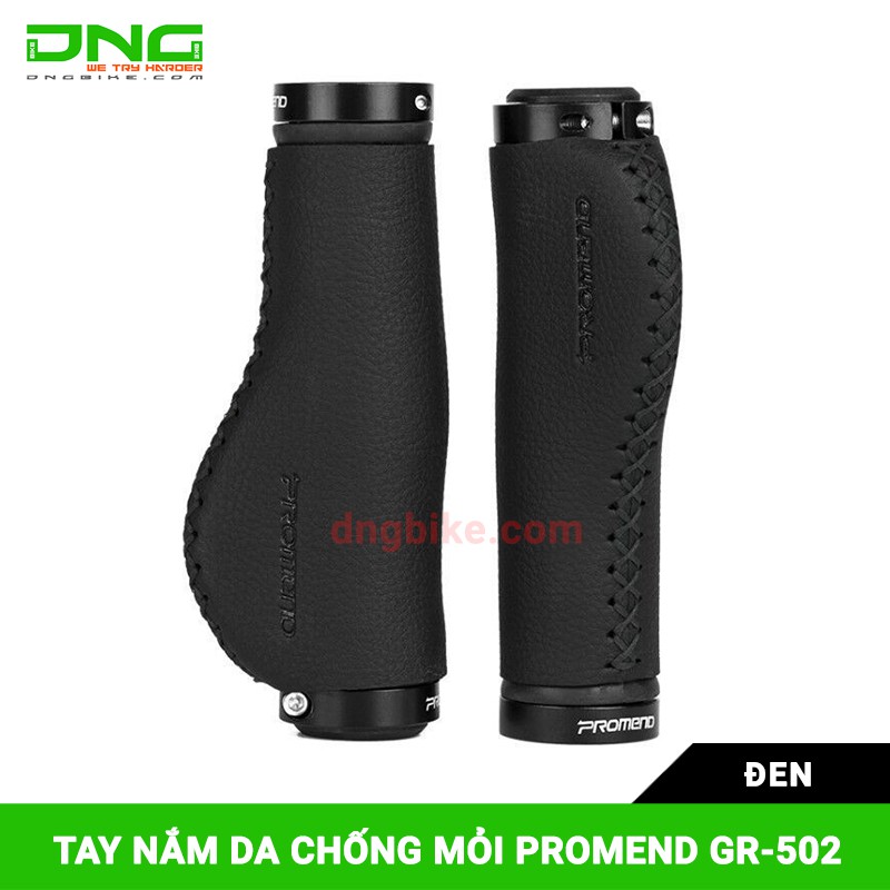 Tay nắm da xe đạp chống mỏi có khóa PROMEND GR-502