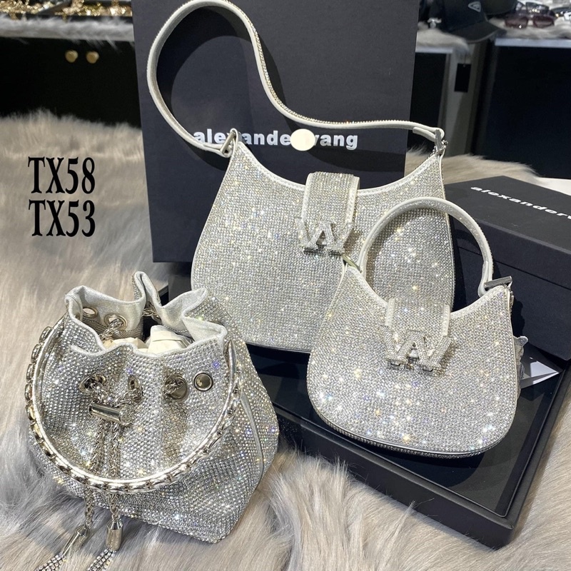 TÚI ĐEO CHÉO ALEX WANG HOBO-FULL BOX
