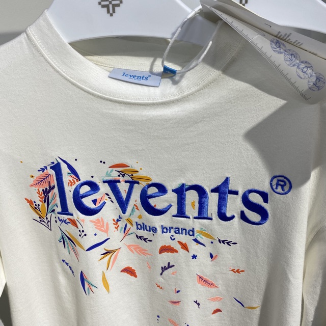 Áo thun LEVENTS FLORAL TEE - White/Blue/Black (MẪU CHÁY NHẤT CỦA SHOP 🔥)