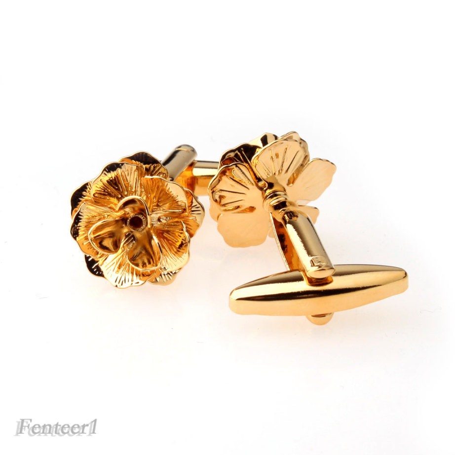 1 Khuy Măng Sét Mạ Vàng Thời Trang Fenteer1