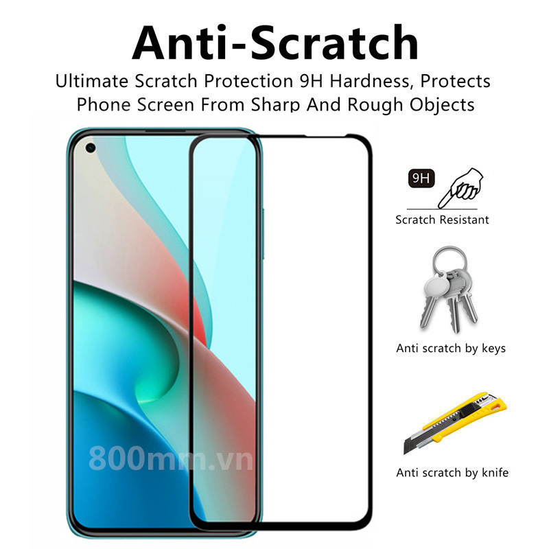 Redmi Note 9 Tempered Glass Xiaomi Redmi Note 9t 9s 9 Pro Mi 10t Pro Lite Poco M3 X3 Full Coverage Tempered Glass Screen Protector + Camera Lens Protector
